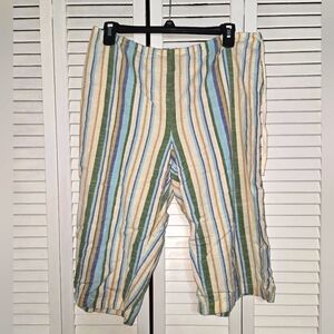 Secret Treasures Women's L 12-14 Striped Multicolor Lounge Pants